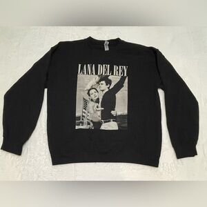 Lana Del Rey Large Oversized Sweater Black Norman F*cking Rockwell Music Cute​